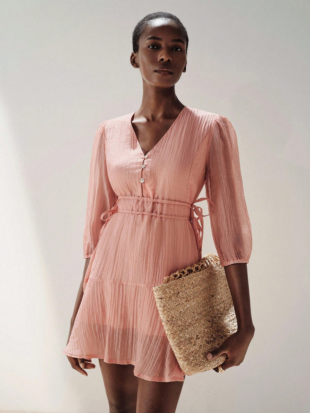 Rochie midi SHEIN, roz