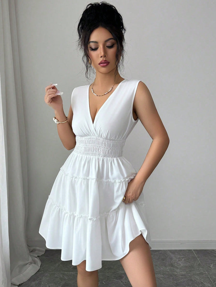 Rochie scurtă SHEIN, alb