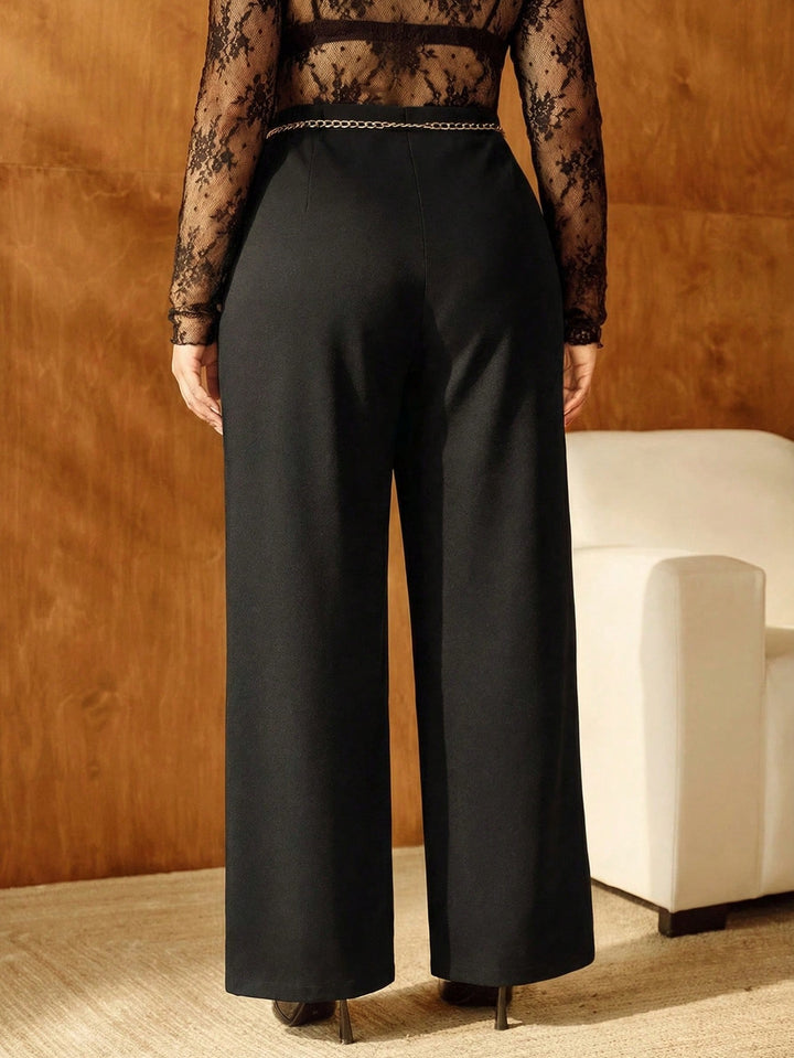Pantaloni SHEIN, negru