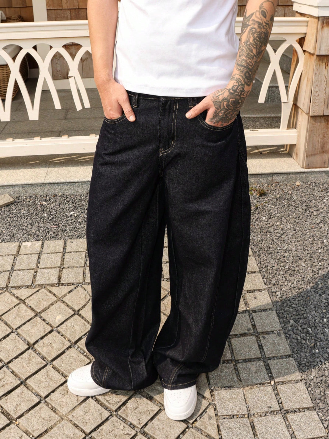 Jeans SHEIN, albastru