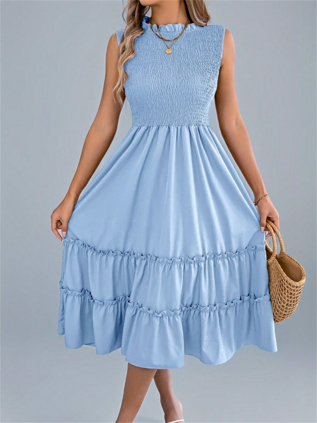 Rochie midi SHEIN, albastru