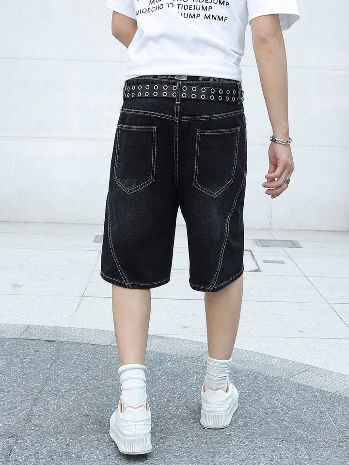 Pantaloni scurți SHEIN, negru
