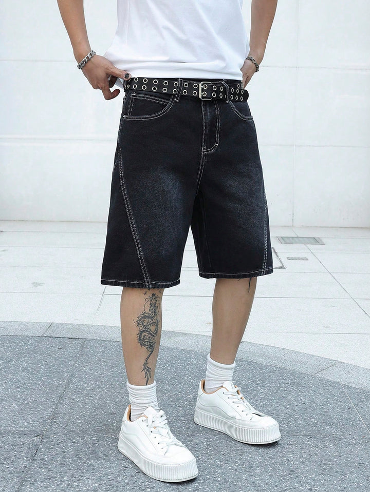 Pantaloni scurți SHEIN, negru