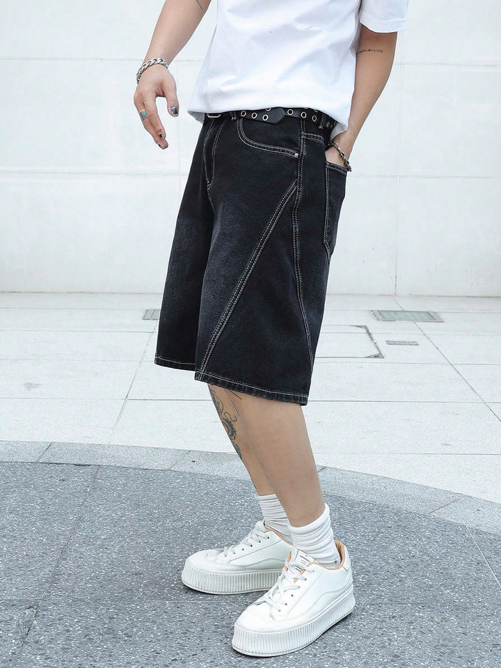 Pantaloni scurți SHEIN, negru