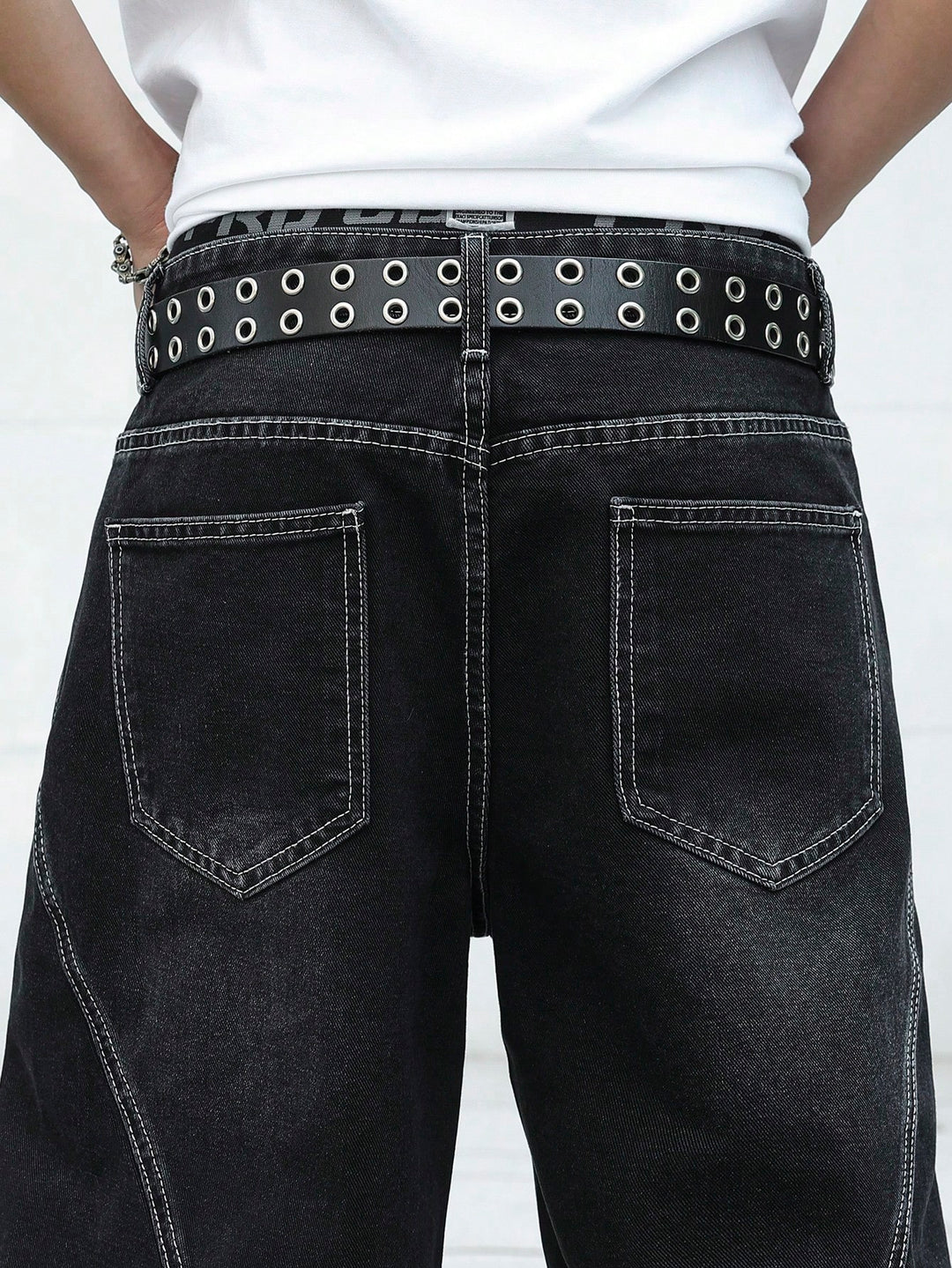 Pantaloni scurți SHEIN, negru