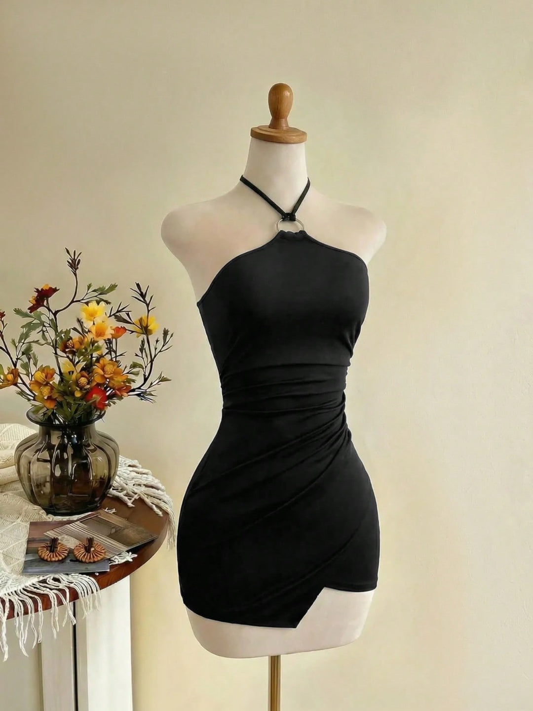 Rochie mini SHEIN, negru