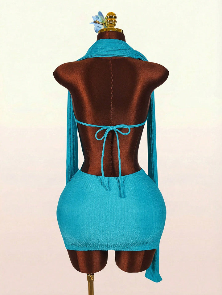 Rochie mini SHEIN, albastru