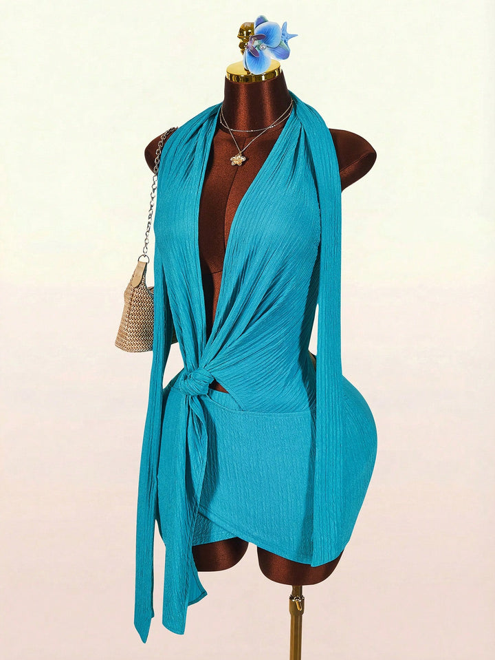 Rochie mini SHEIN, albastru