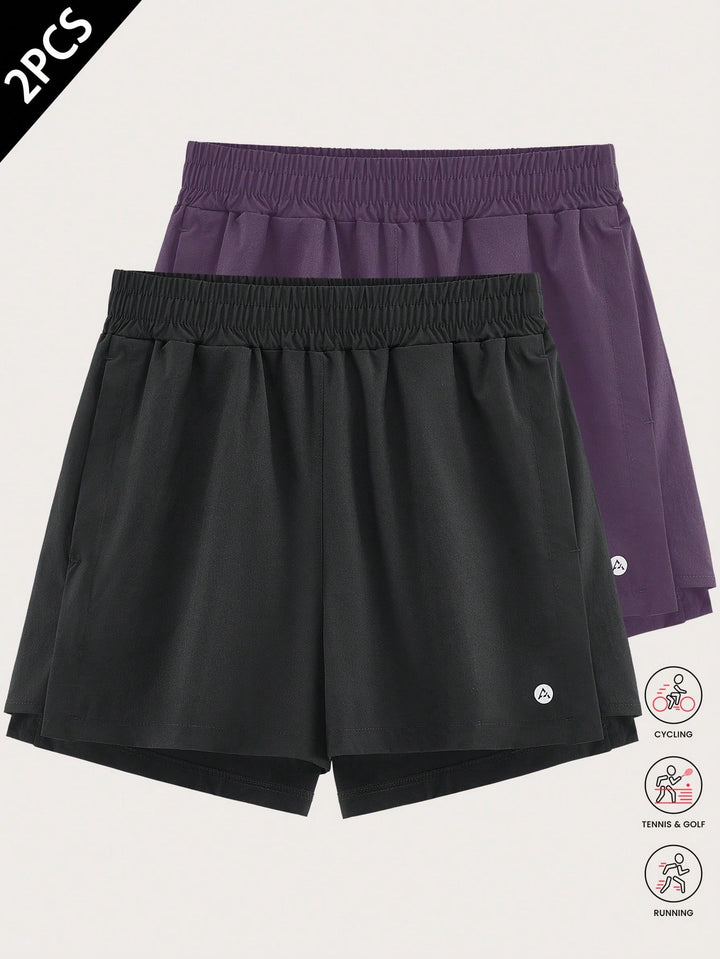 Pantaloni scurți SHEIN, negru