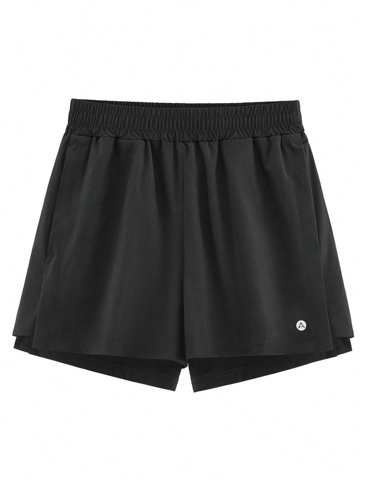 Pantaloni scurți SHEIN, negru