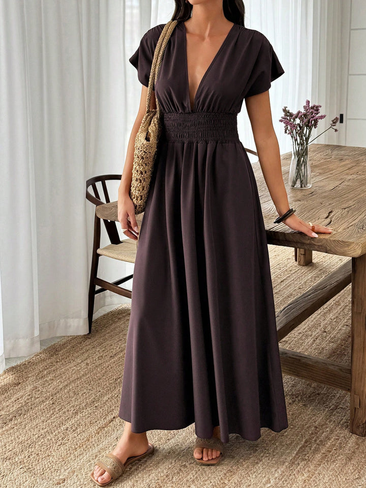 Rochie maxi SHEIN, maro