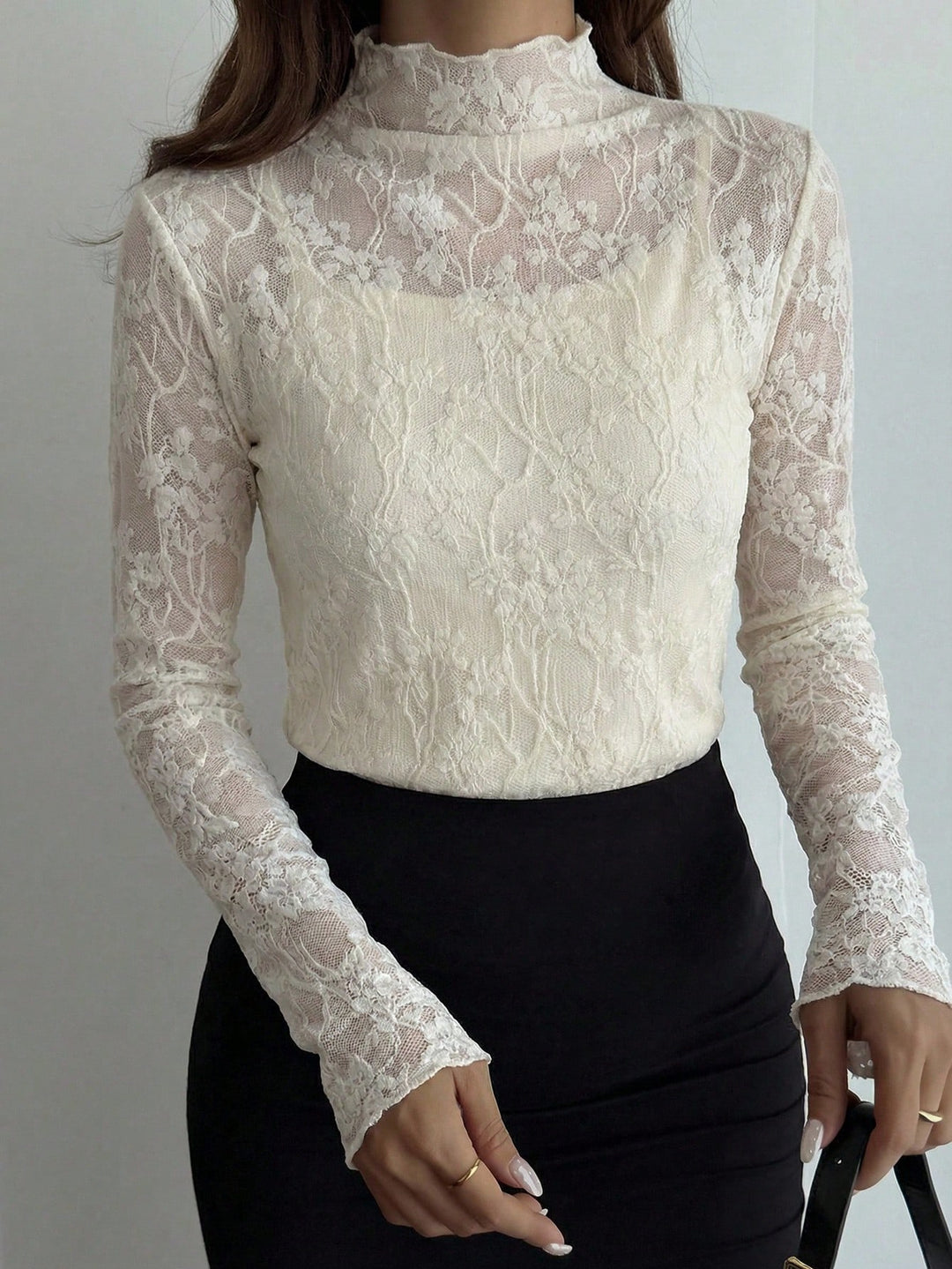Top SHEIN, alb