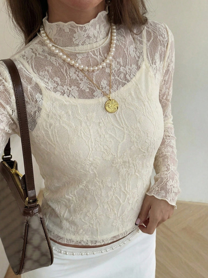 Top SHEIN, alb