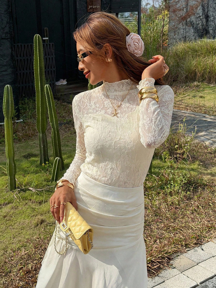 Top SHEIN, alb