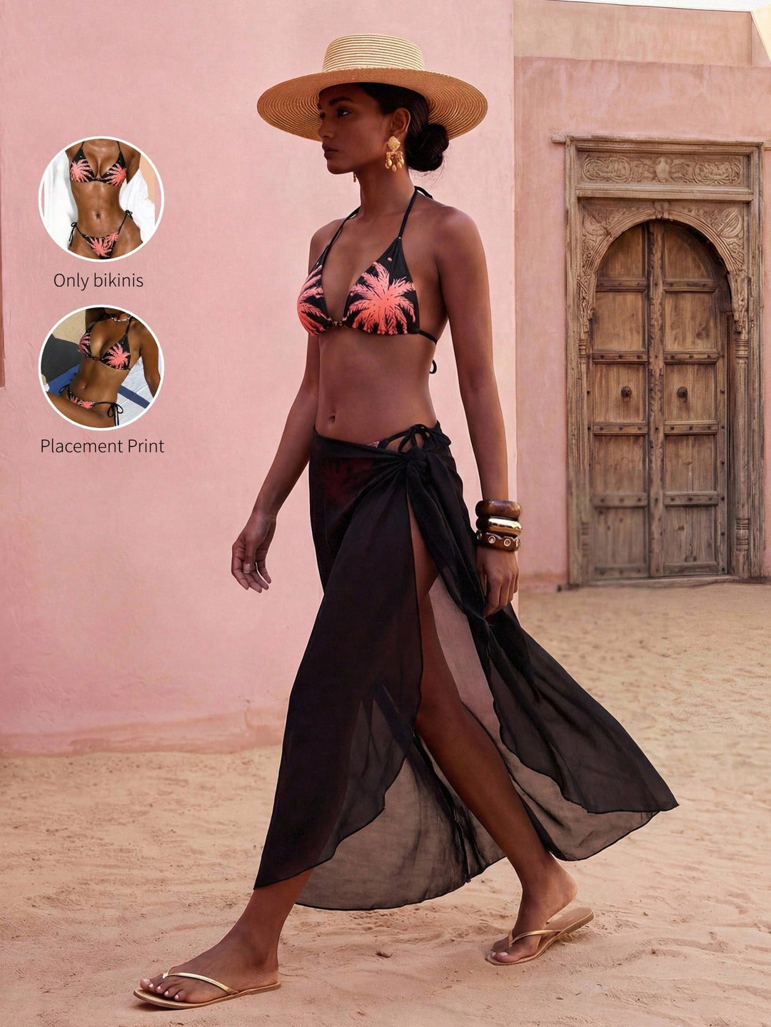Set bikini SHEIN, negru