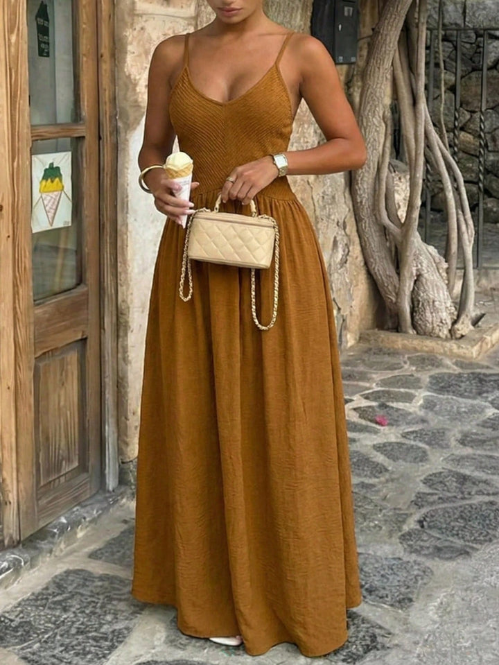 Rochie maxi SHEIN, maro
