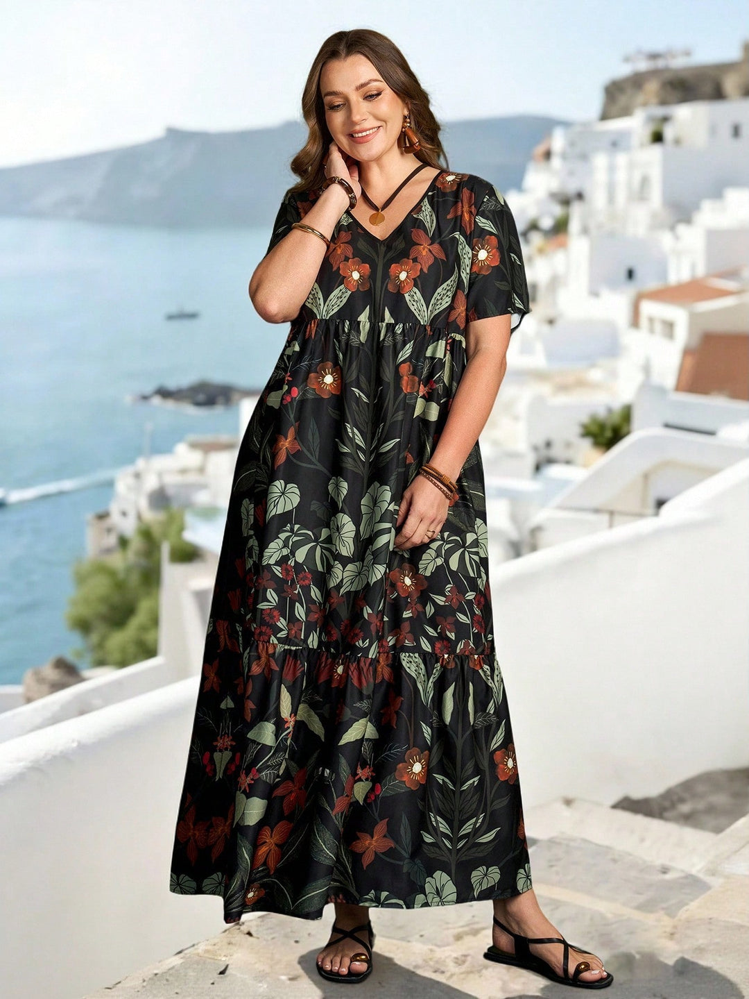 Rochie SHEIN, mix culori