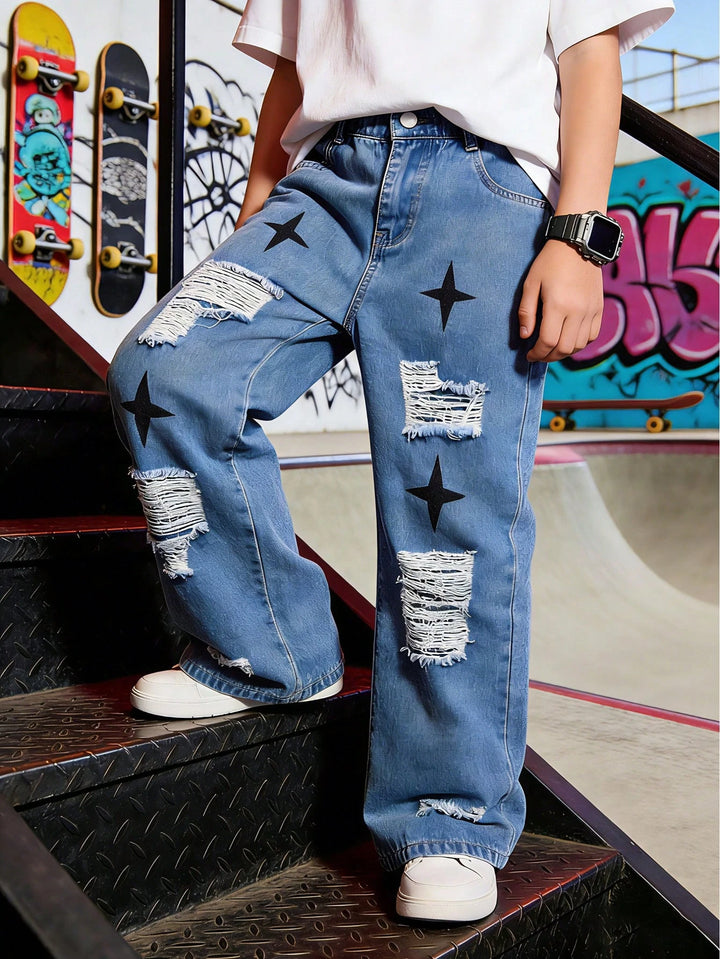 Jeans SHEIN, albastru