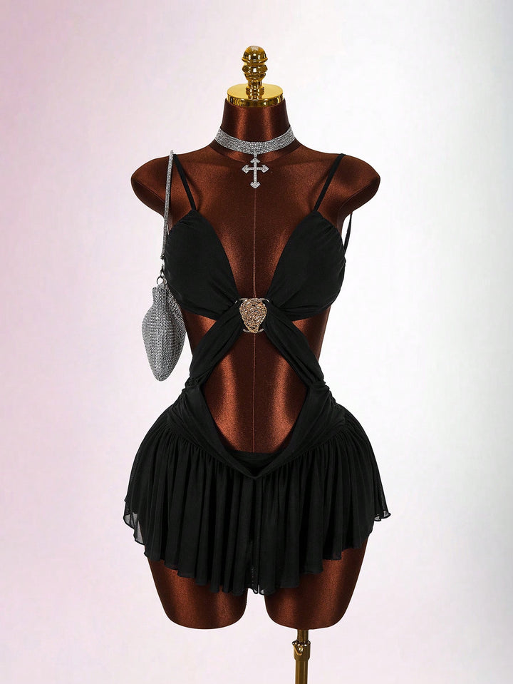 Rochie mini SHEIN, negru
