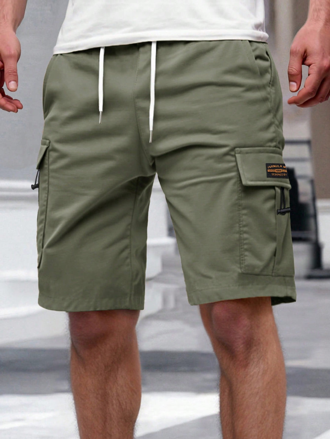 Pantaloni scurți SHEIN, kaki