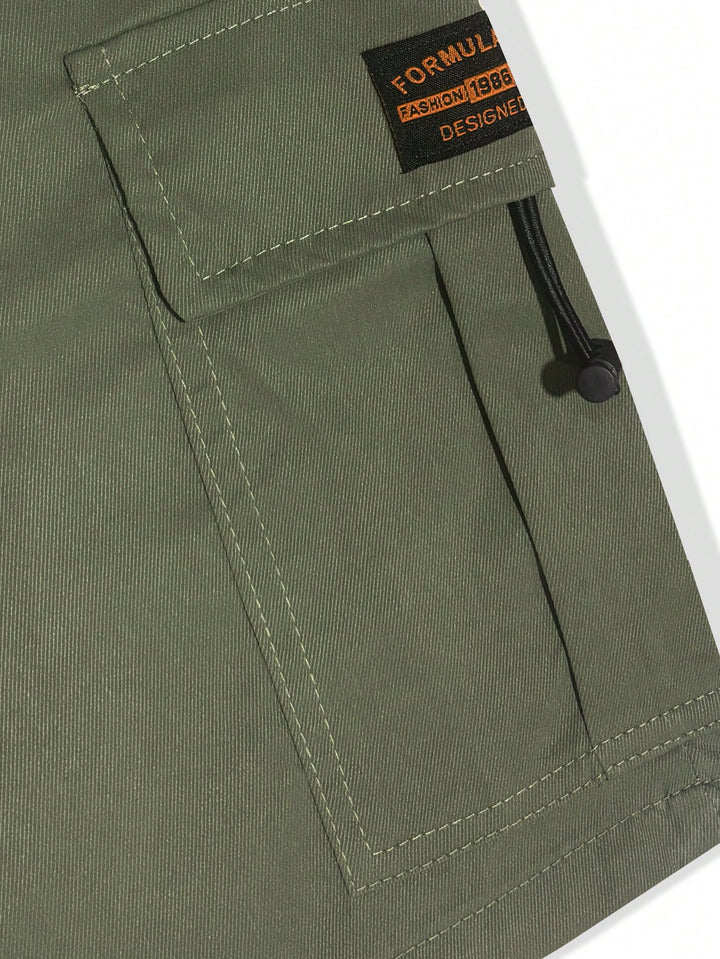 Pantaloni scurți SHEIN, kaki