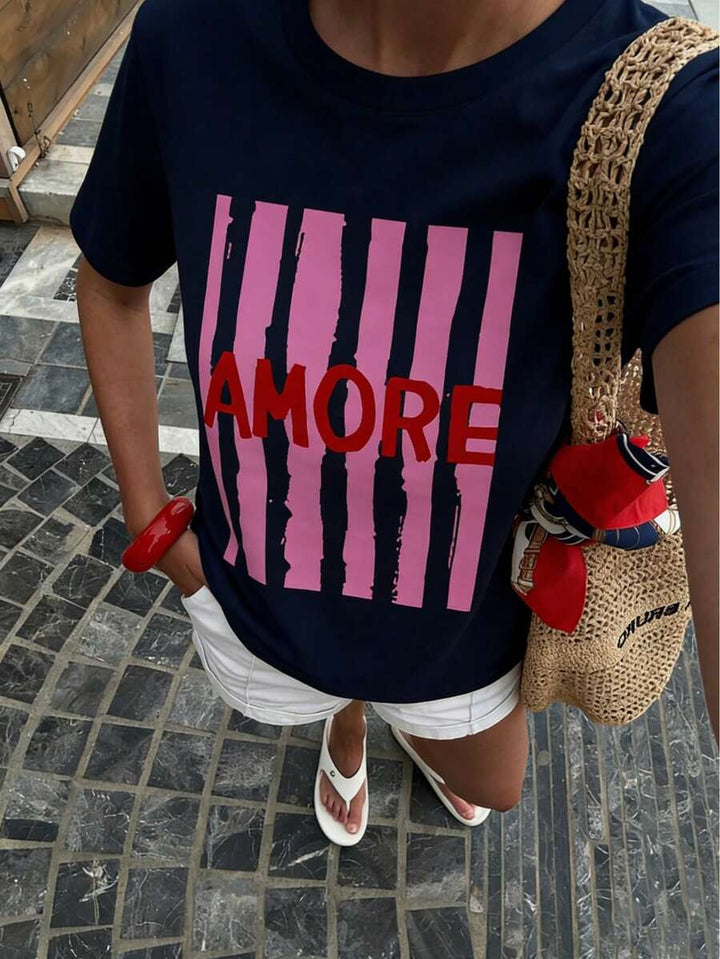 Tricou SHEIN, bleumarin
