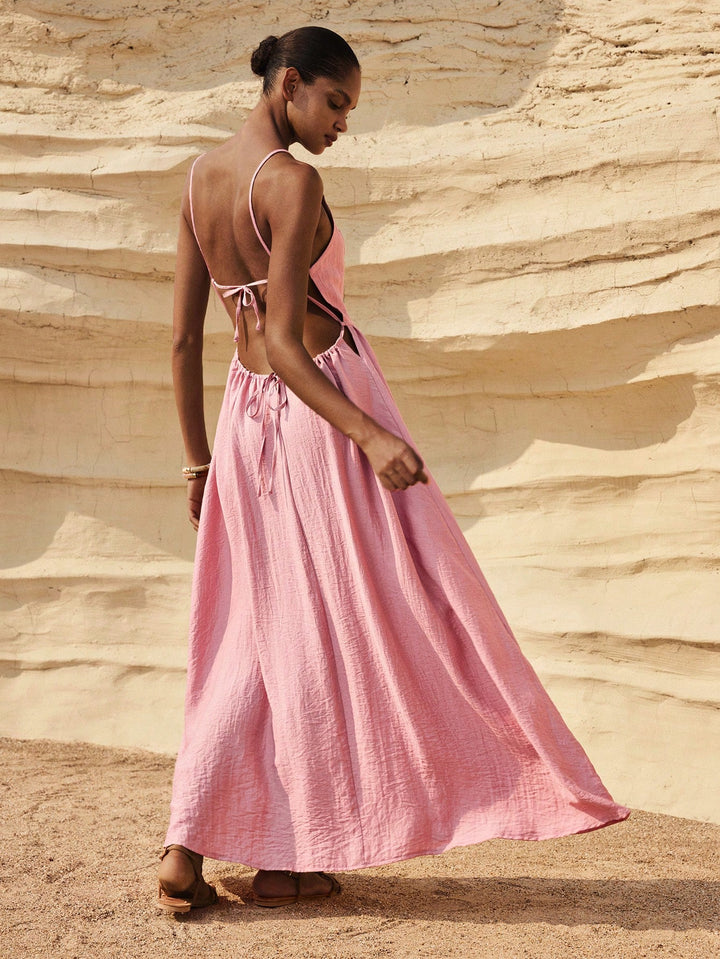 Rochie maxi SHEIN, roz