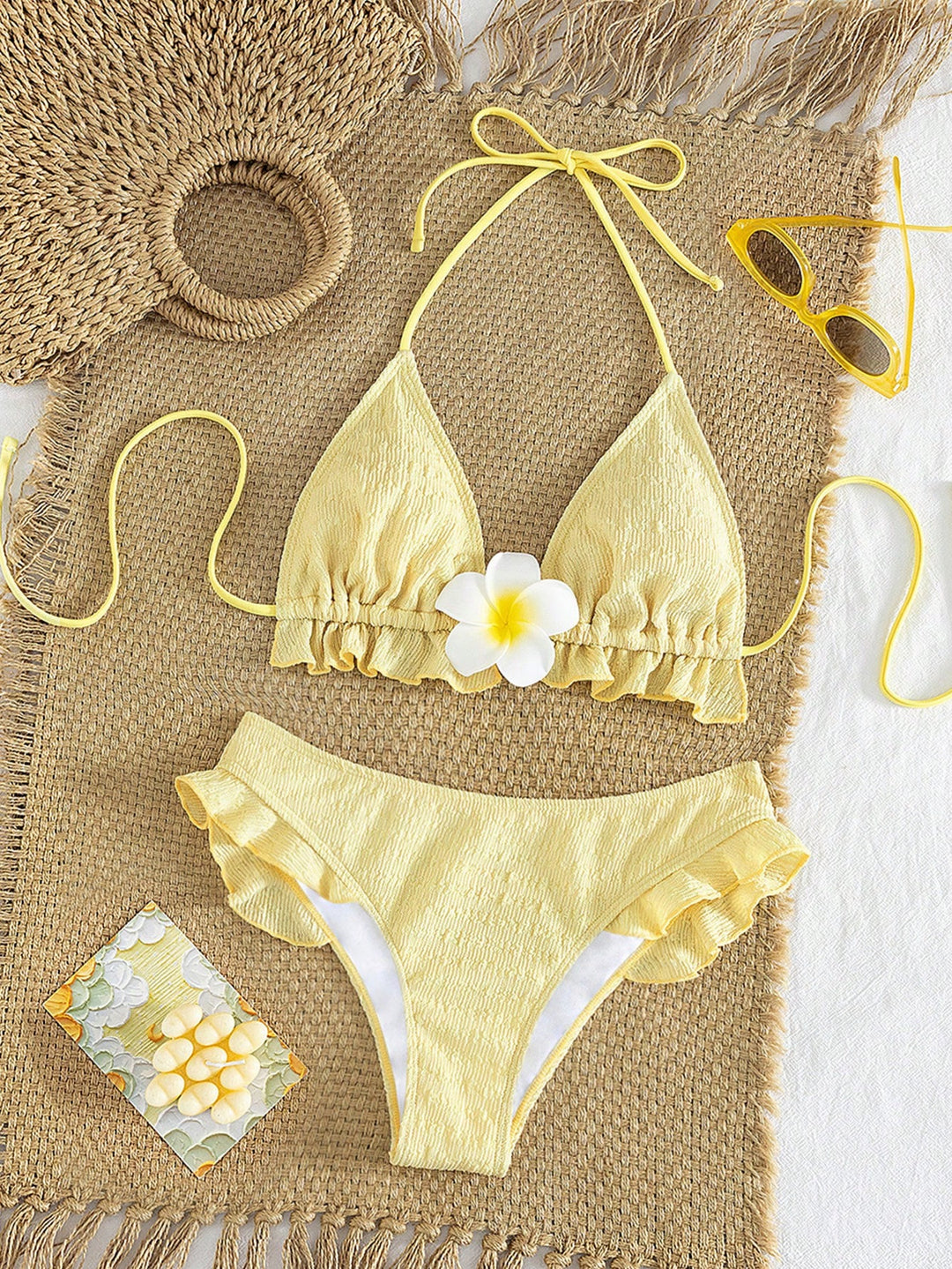 Set bikini SHEIN, galben
