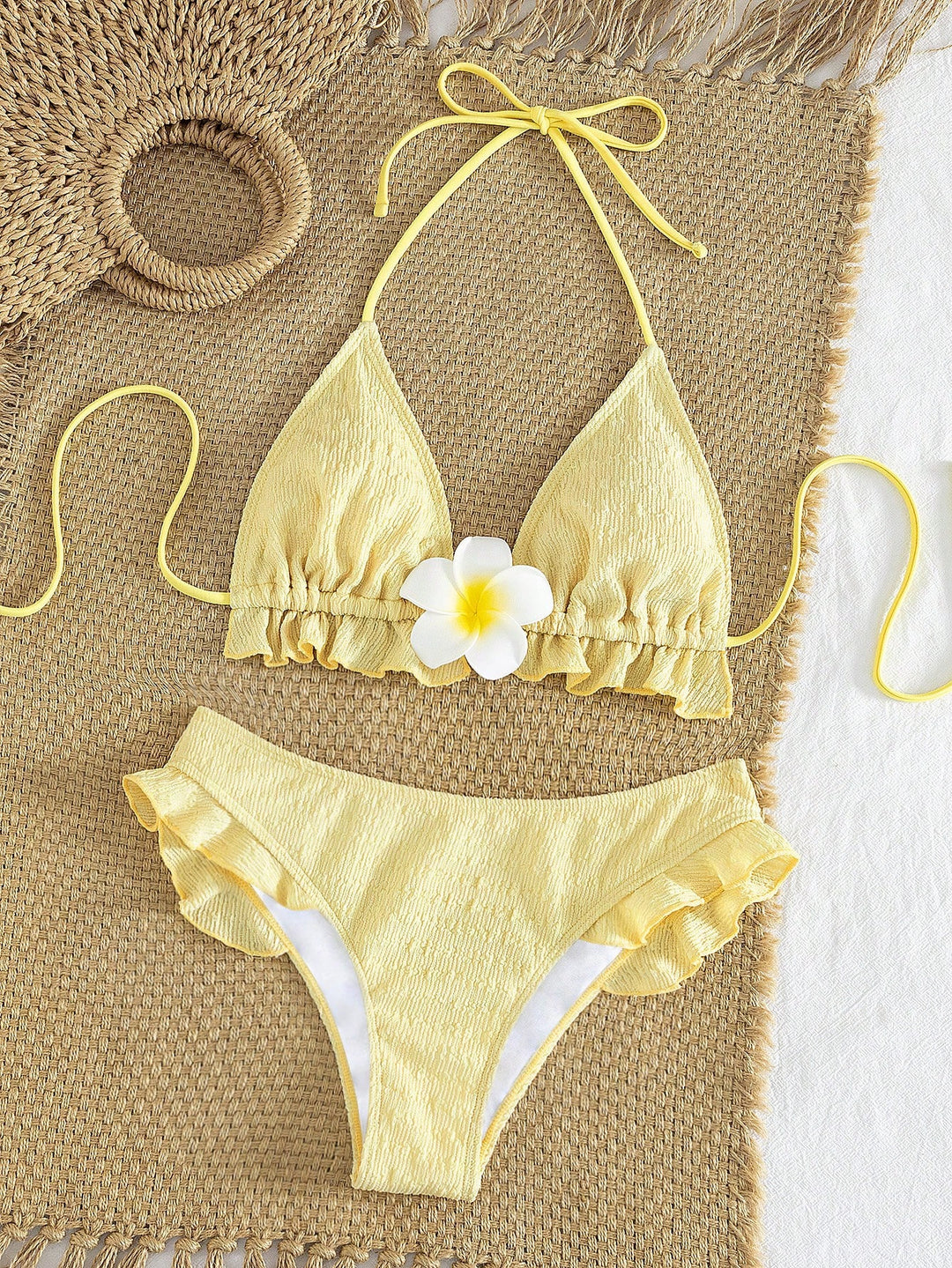 Set bikini SHEIN, galben