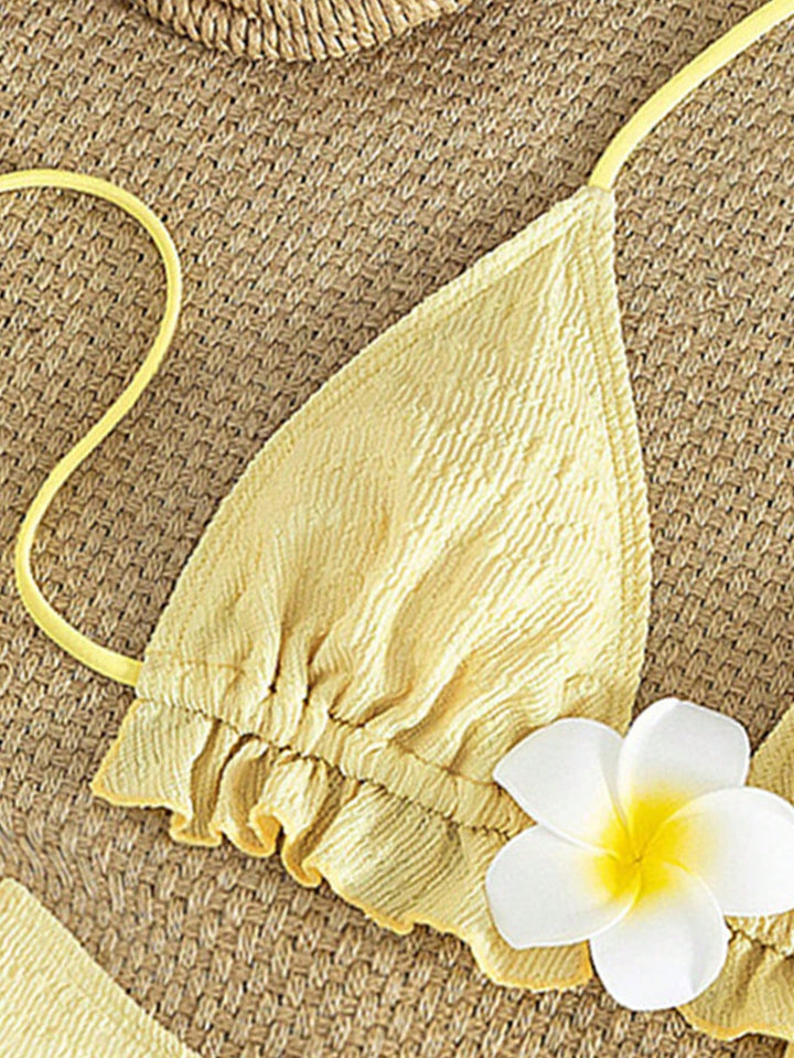 Set bikini SHEIN, galben
