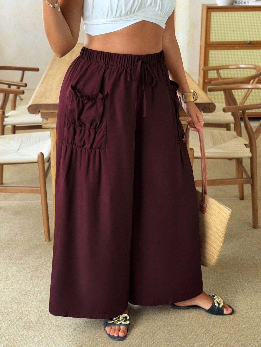 Pantaloni SHEIN, mov