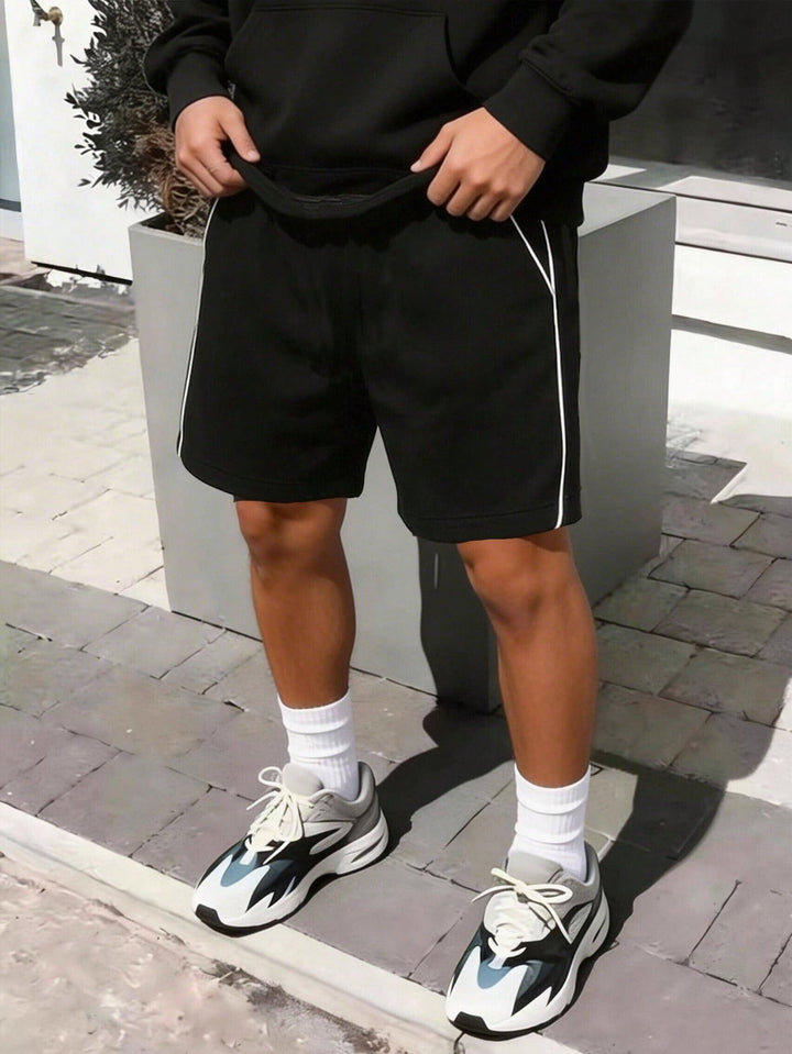 Pantaloni scurți SHEIN, negru