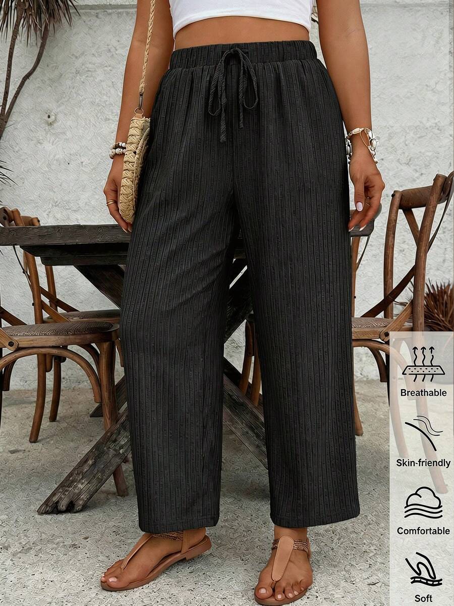 Pantaloni SHEIN, negru