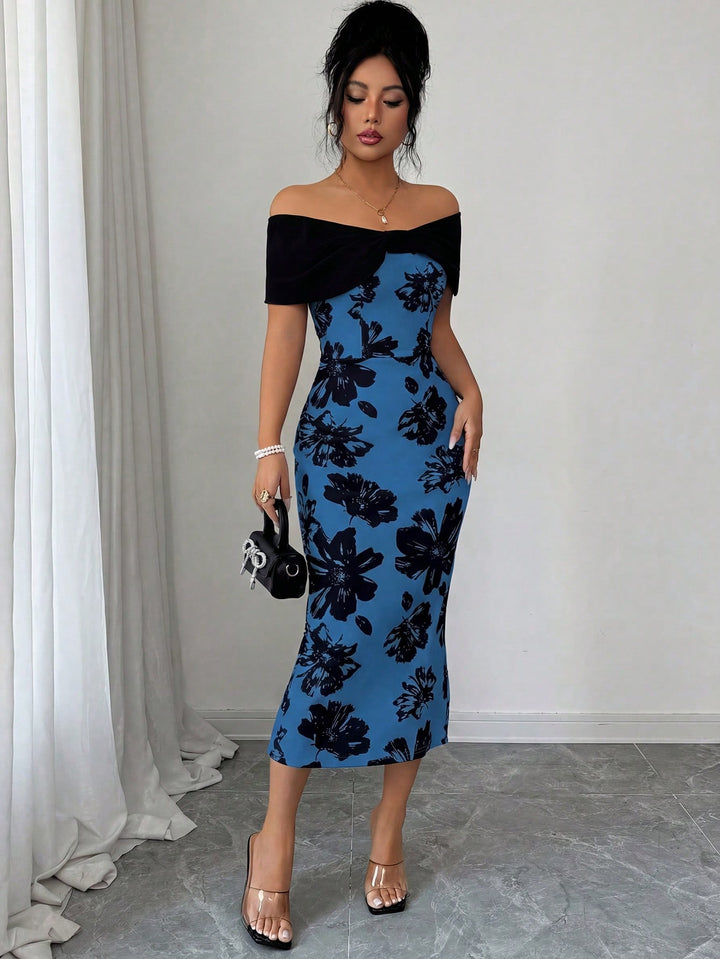 Rochie scurtă SHEIN, turcoaz