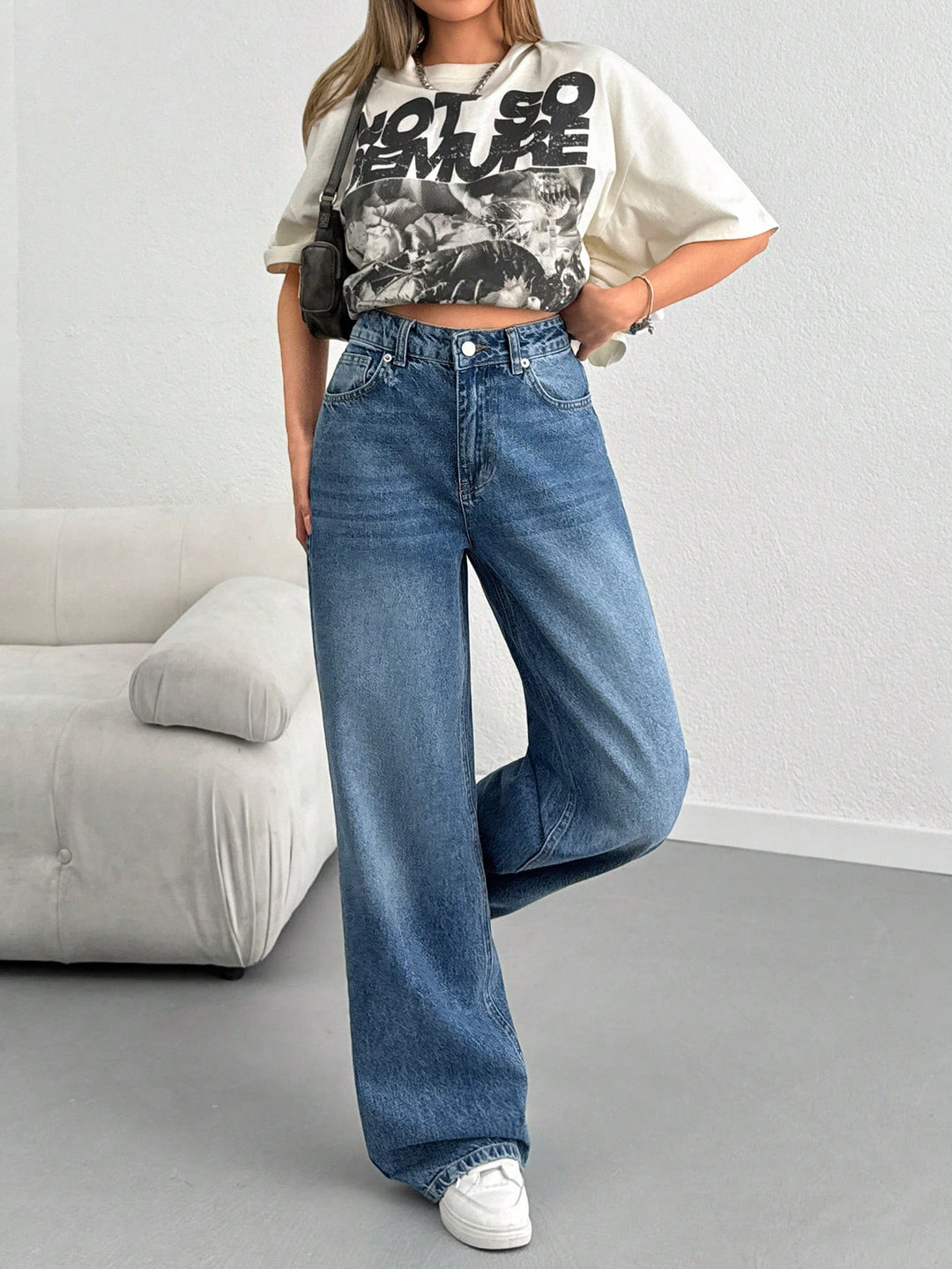 Jeans SHEIN, albastru
