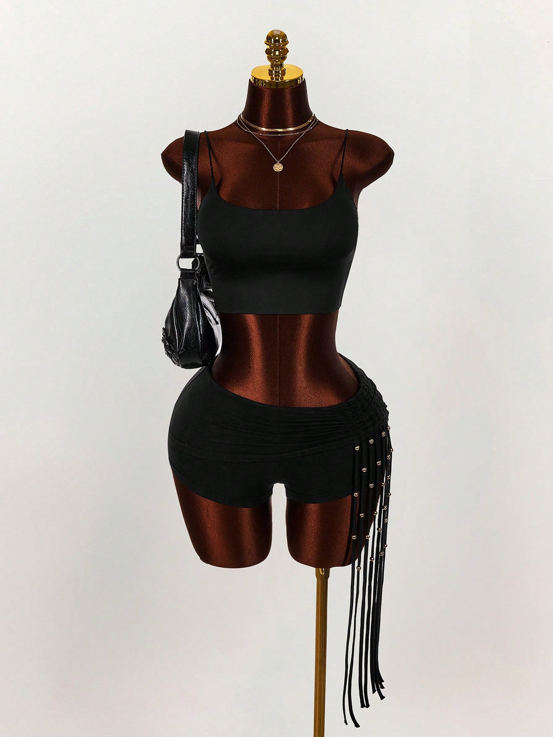 Pantaloni scurți SHEIN, negru