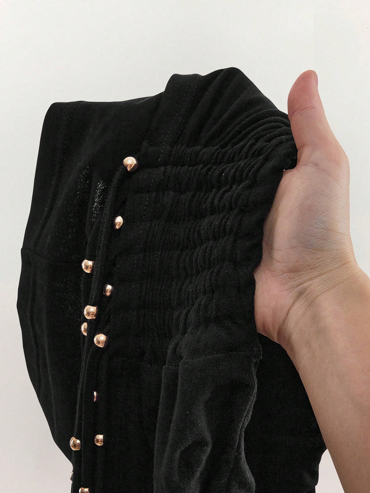 Pantaloni scurți SHEIN, negru