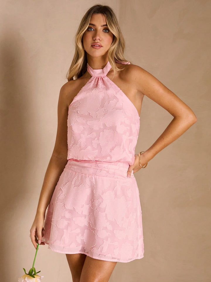 Rochie scurtă SHEIN, roz
