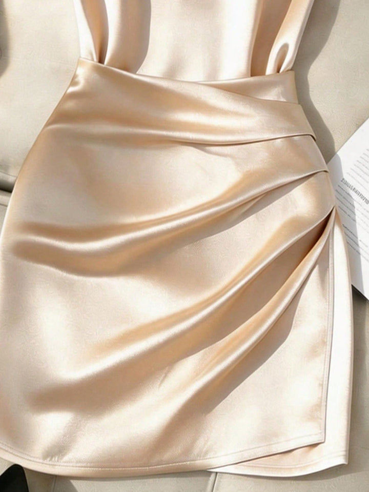 Rochie scurtă SHEIN, auriu