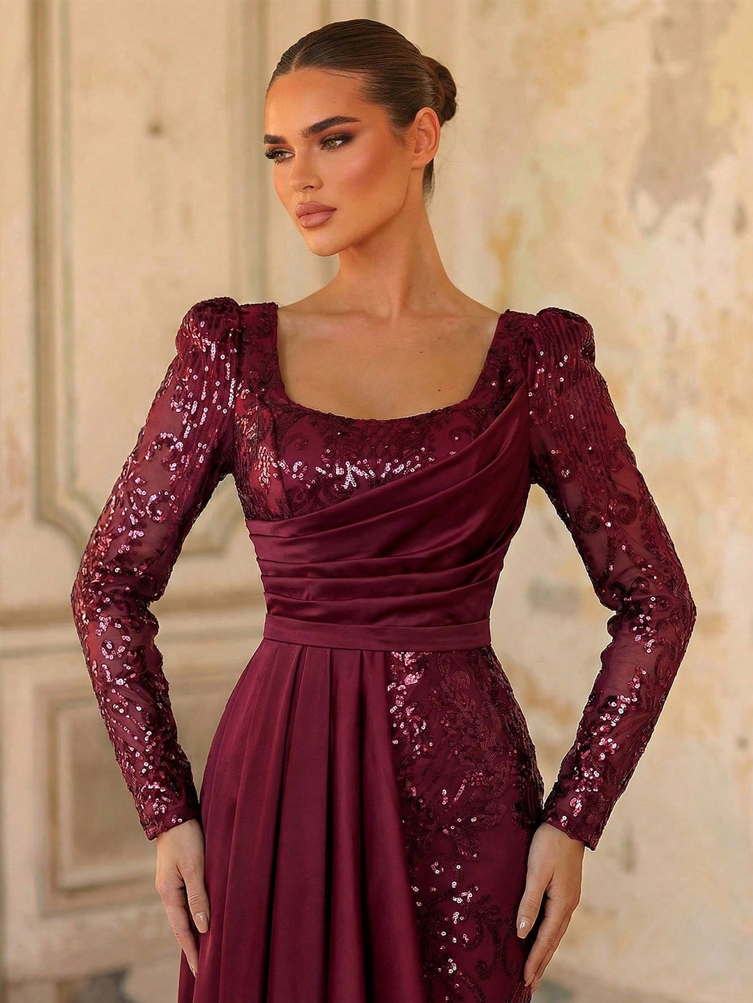 Rochie SHEIN, vișiniu