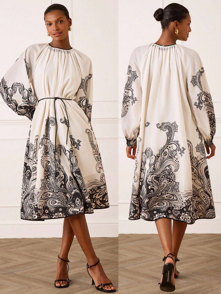 Rochie midi SHEIN, mix culori