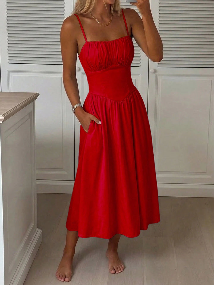 Rochie maxi SHEIN, roșu