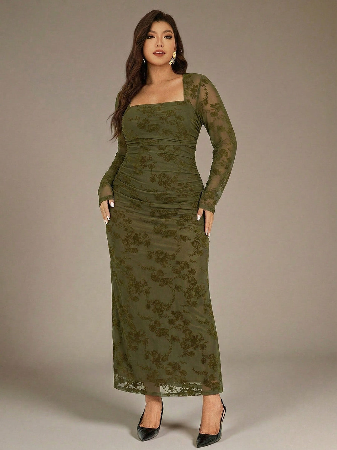 Rochie SHEIN, verde