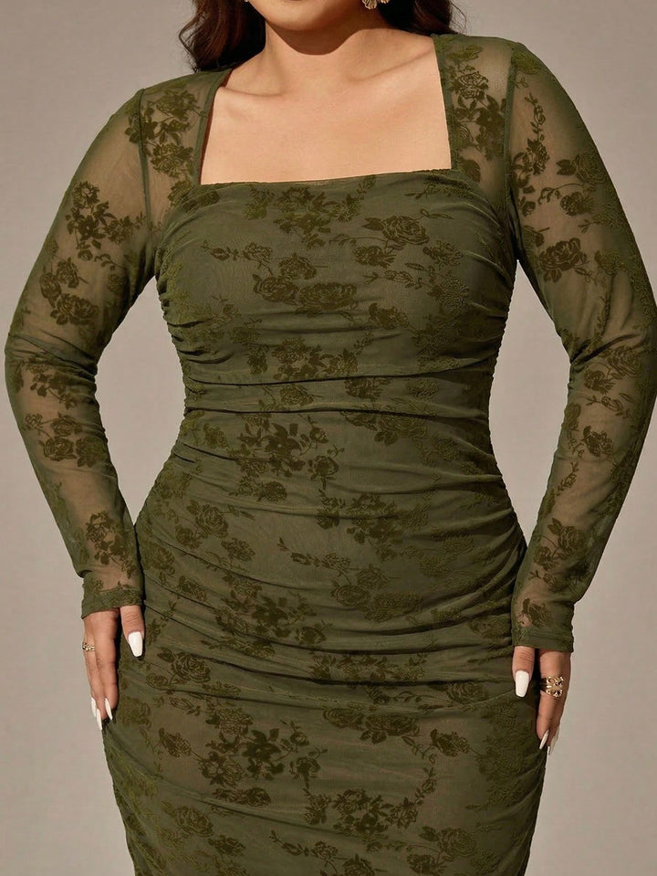 Rochie SHEIN, verde