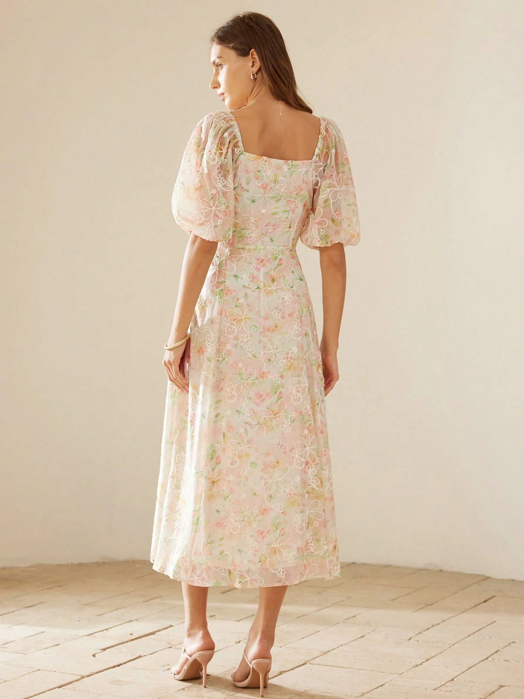 Rochie midi SHEIN, mix culori