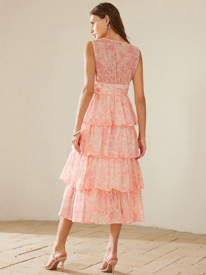 Rochie maxi SHEIN, roz