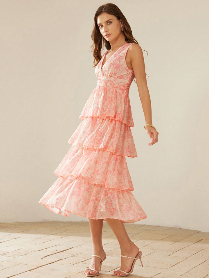Rochie maxi SHEIN, roz