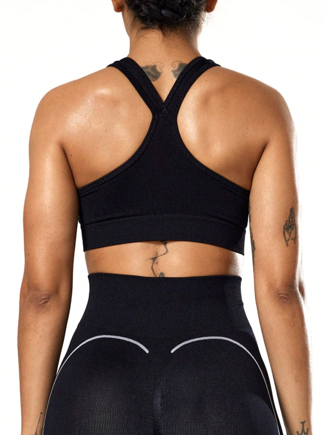 Bustieră sport SHEIN, negru