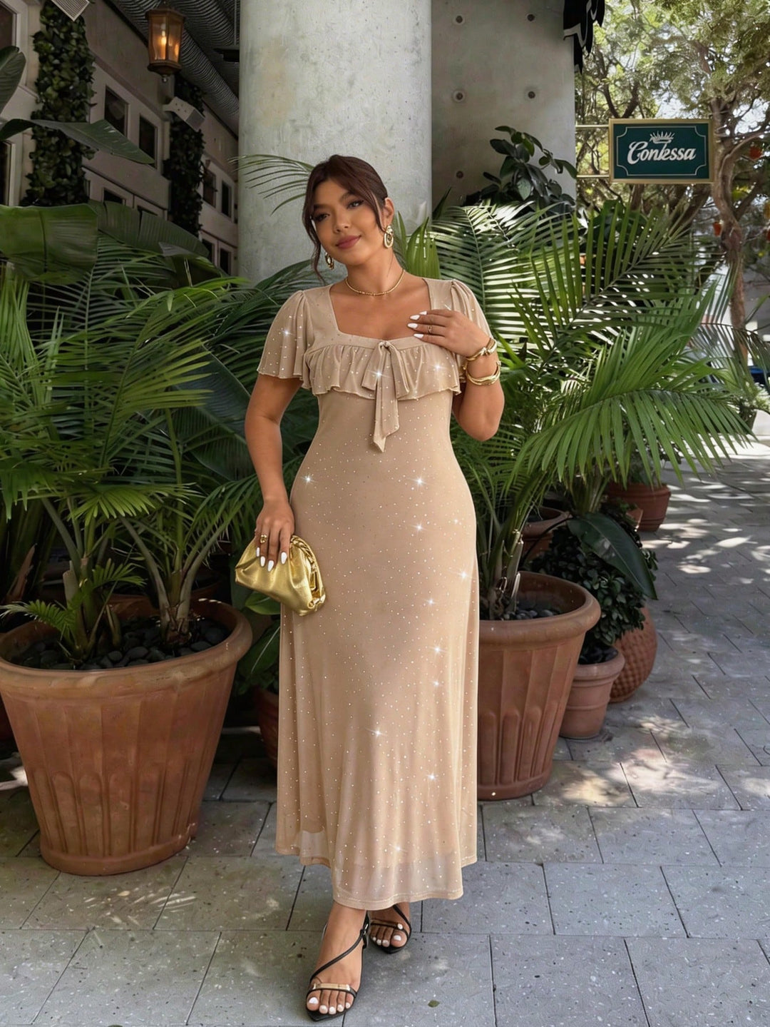Rochie SHEIN, portocaliu