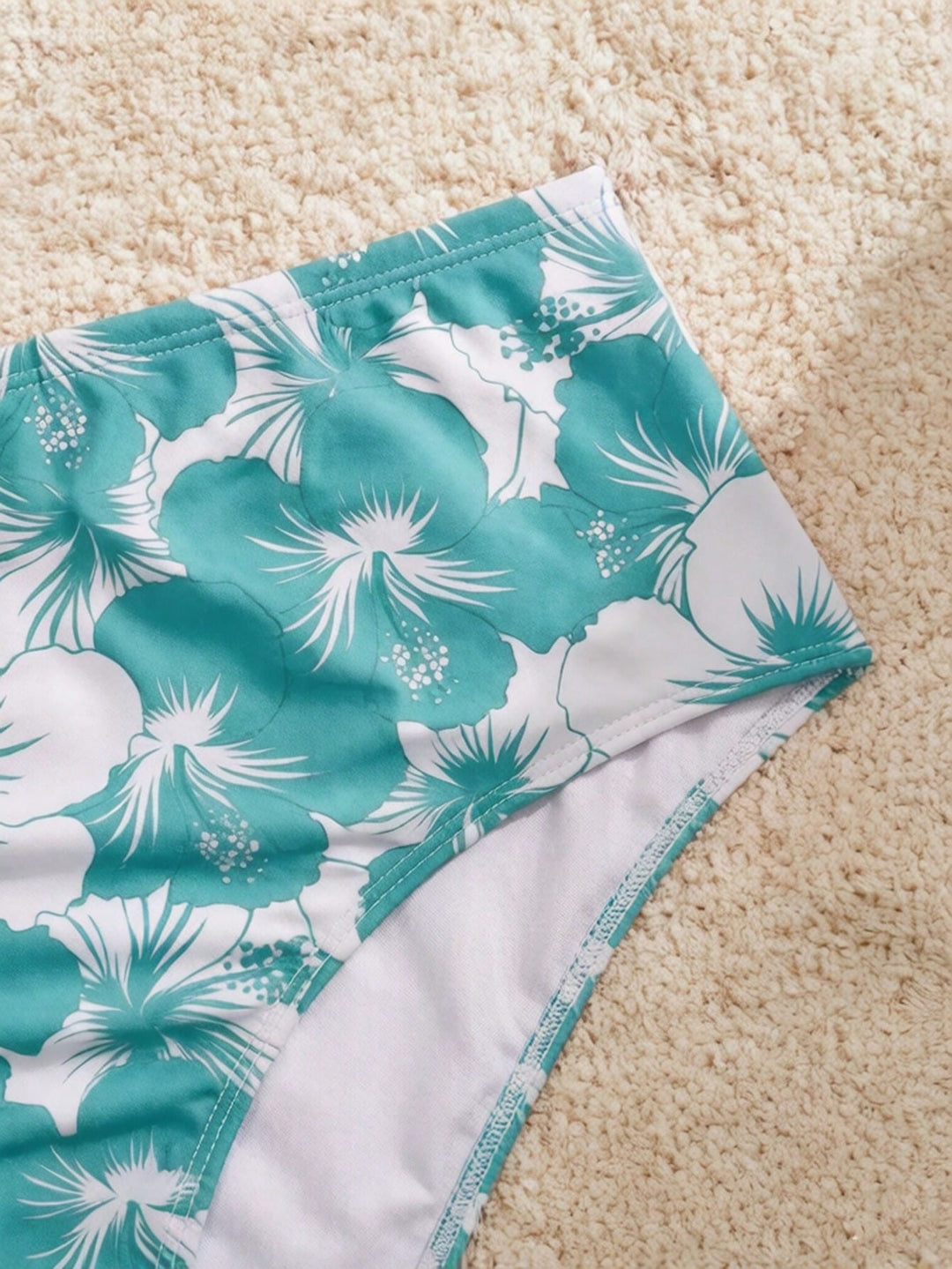 Set bikini de baie SHEIN, verde